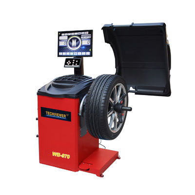 جودة  Low  Speed 140RPM 28" rim Auto Wheel Balancing Machine Vertical Type مصنع